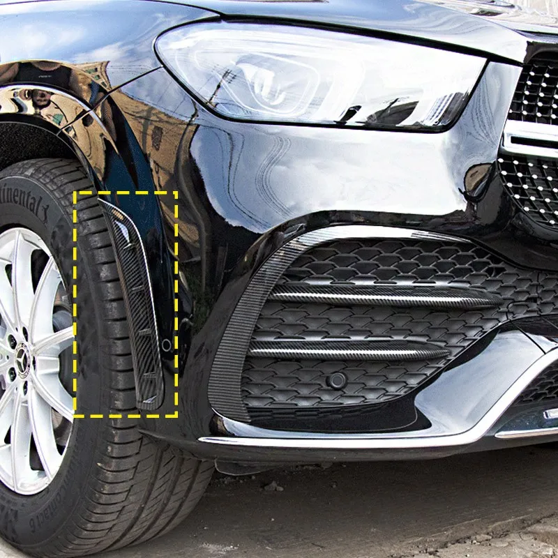 Pcmos карбоновый бампер переднего колеса вентиляционный капот крыло для Benz GLE350 GLE450 Авто накладки для интерьера наклейки аксессуары