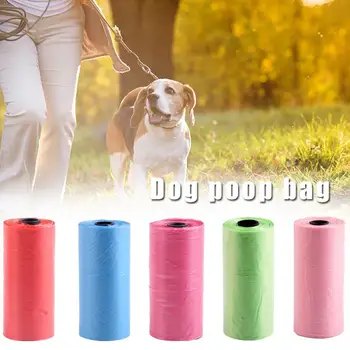 

20pcs/Rolls Degradable Pet Dog Waste Poop Bag For Pets Poop Bag Clean Cat Waste Supplies Pick Cleaning Up