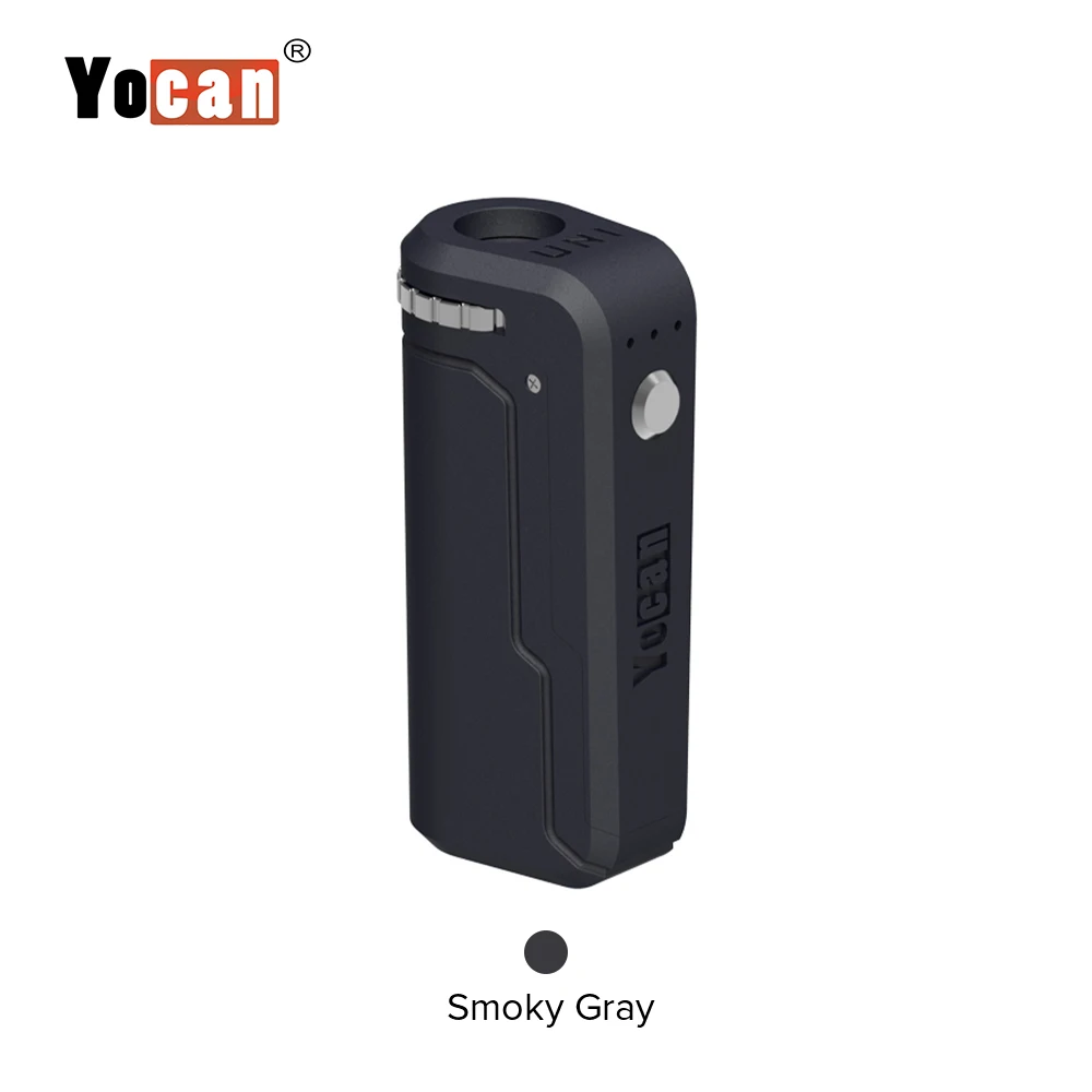 YOCAN UNI Mod 650 мАч подходит для всех бак КБР комплект встроенный аккумулятор режим подогрева с регулируемой высотой электронная сигарета пара - Цвет: Smoky Gray