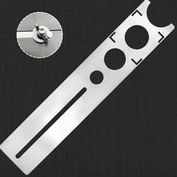 

Auxiliary Marble Punching Drilling Guide Floor Adjustable Hole Locator Portable Stainless Steel Ceramic Tile Rustproof Universal