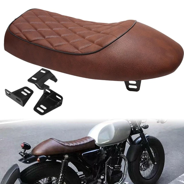 Coussin de siège double plat confortable avec garde-boue arrière, style  sport moto rétro, GV125S, GV300S, nouveau - AliExpress