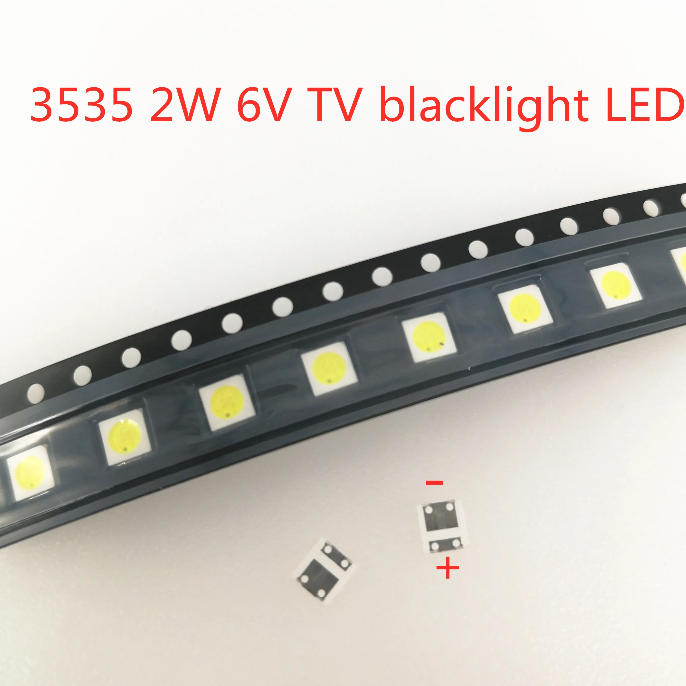 50-1000 шт. 100 для WOOREE UNI LED подсветка LCD TV bead 3 V 1 W 3535 SMD Lamp cold white WM35E1F-YR07-eB | Лампы и
