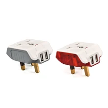 Cognag 13A мульти универсальный разъем-адаптер для телефона Зарядное устройство для путешествий настенное AC Мощность разъем-адаптер r с двойной зарядка через usb Порты