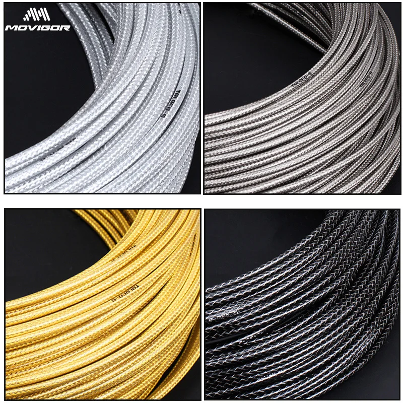 

3M/Set Weaving Bike Brake Cable Housing Universal Bicycle Shift Derailleur Line Tube 4mm/5mm MTB Road Bike Cable Line Pipe Sets
