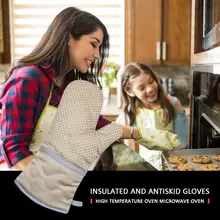 1 пара силиконовые рукавицы для печи Нескользящие горячая Распродажа прочные термостойкие безопасные Кухонные гаджеты для приготовления пищи перчатки для выпечки