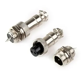 

New 5pcs GX12 Female&male Connector Plug Socket Metal Aviation Plug 12mm Wire Cable Panel Connector Circular Socket Connector