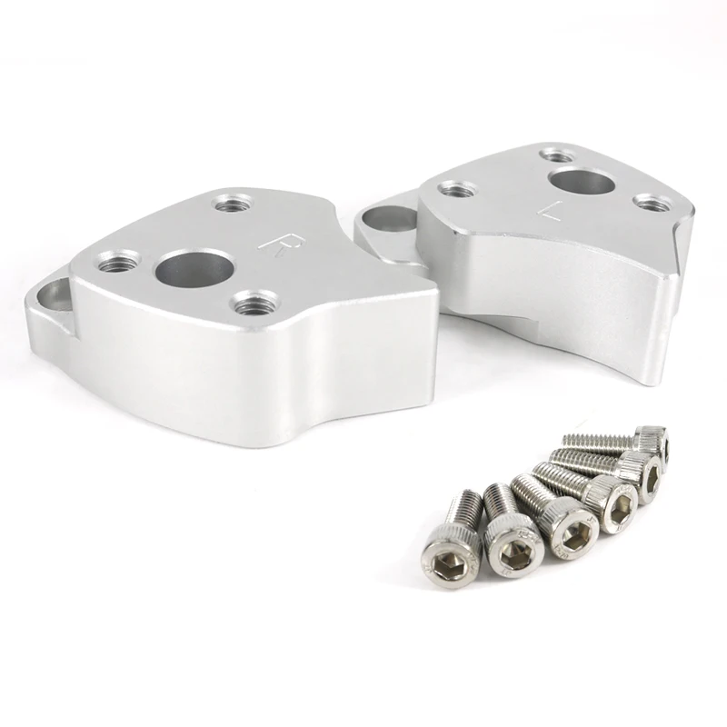 Fit For Yamaha FJR1300 FJR 1300 2001-2005 Motorcycle CNC Handlebar Risers Spacer Kit Handle Bar Riser Mount Clamps 3