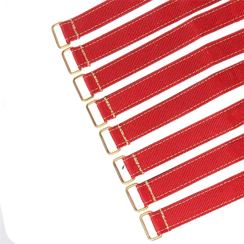 2Pcs RJX 20mm FPV AF Battery Strap Metal Buckle 150 400mm Length for RC Drone title=