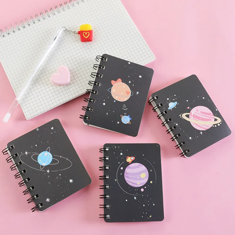 Kawaii Plannet Ring Binder Sketchbook Mini Spiral Notebook A7 Agenda 2020 Cute Diary Book Korean Stationery School Supplies Kawaii Plannet Ring Binder Sketchbook Mini Spiral Notebook A7 Agenda 2020 Cute Diary Book Korean Stationery School Supplies