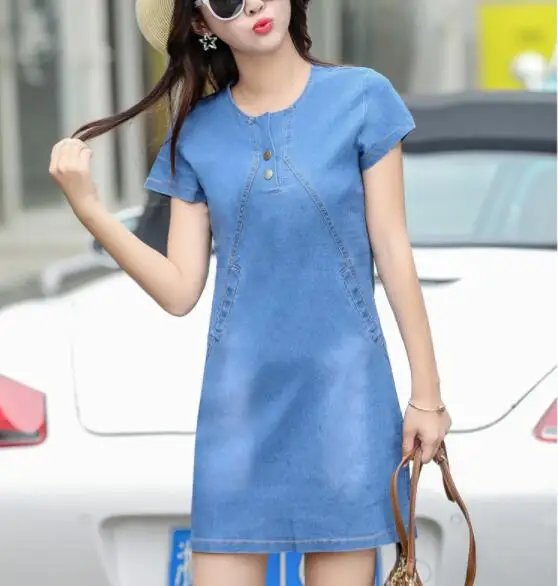 vestidos en jeans