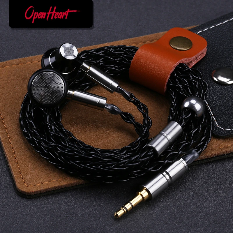 OPENHEART Wired Earphone Clear Detail Sound Metal headset with mmcx