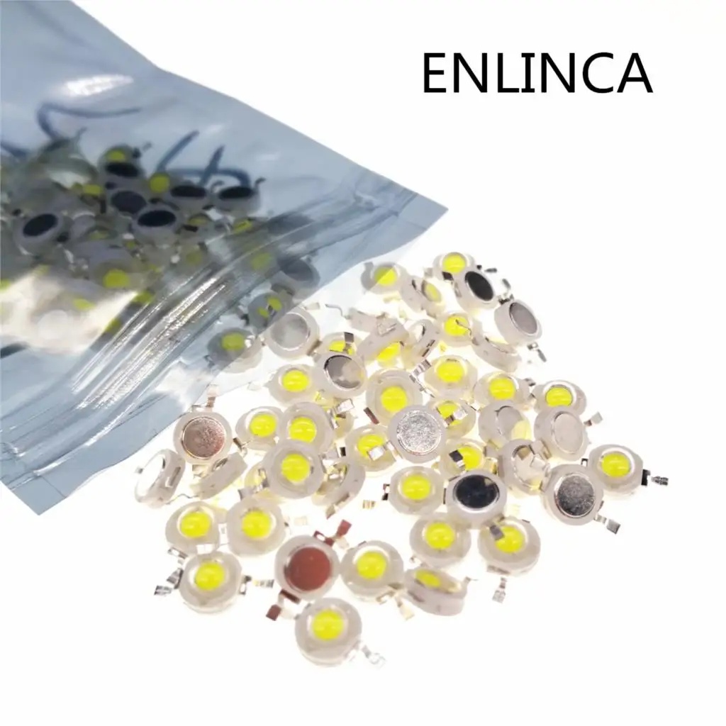

10PCS 3W LED White 3.4 - 3.6v high power led beads high brightness Nature Warm Cold White