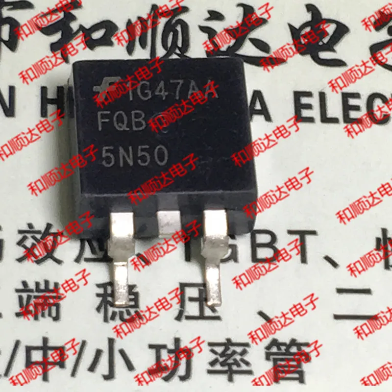 Original New / 5pcs / FQB5N50 TO-263 500V 5A