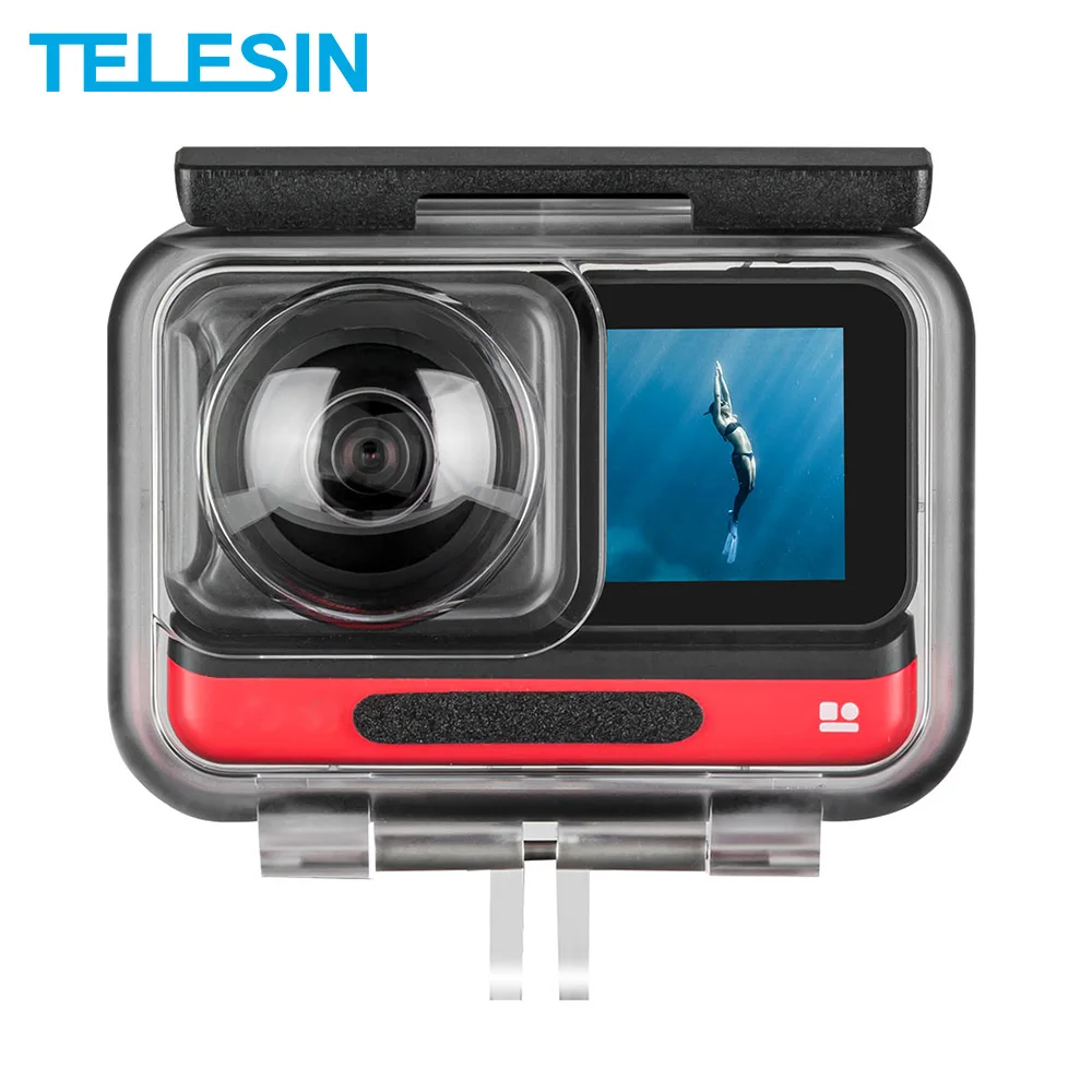 Protector Housing-Case Camera-Accessories TELESIN Insta360 One Waterproof Lens-Cover