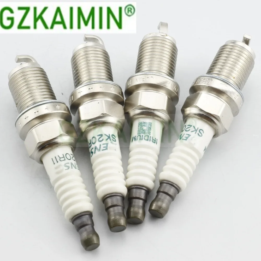 4 шт автозапчасти OEM 90919-01237 BKR6EKB-11 Dekeo свечи зажигания для RAV4 Lexus
