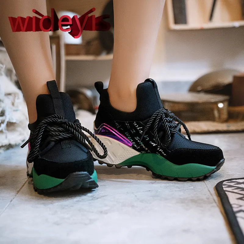 Shoes woman WIDEYIS Women's shoes for sports shoes platform shoes autumn new flat shoes comfortable soft warm shoes
