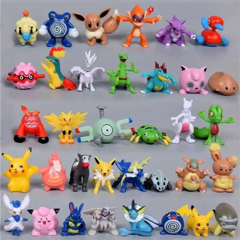 Pokemon Toys Dolls Tomy Different Styles Pokemon Figures Model Collection 2-3cm