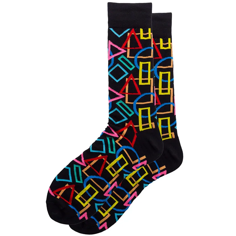 27 Novelty Casual Funny Cotton Wedding Socks Socks Mens Fruit Dress Colorful Animal - Цвет: 27