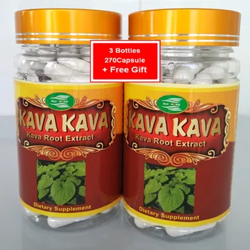 

3Bottle Kava Kava Extract Caps 500mg x 270pcs free shipping