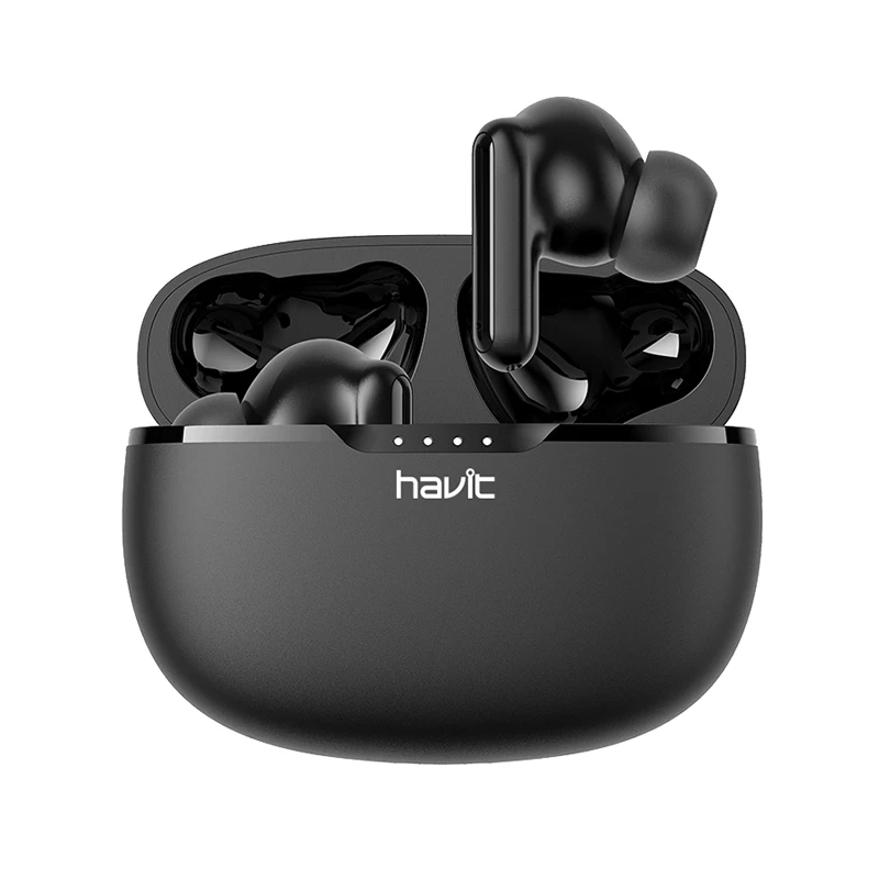 Havit I99 TWS True Wireless Stereo Earbuds In-ear Detection Technology Hall-effect Switch Type-C Charging Port Binaural Call