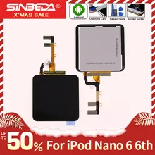 Sinbeda для iPod Nano 6 6-й ЖК-дисплей сенсорный экран с дигитайзером в сборе для iPod nano6 Nano 6-й ЖК-дисплей с бесплатными инструментами