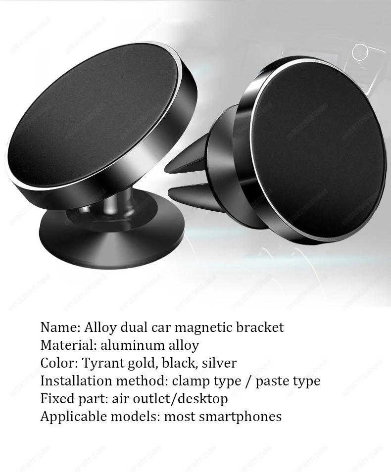 car mount phone holder For iphone Samsung New Magnetic Car Phone Holder Magnet Mount Mobile Cell Phone Stand Telefon GPS Support For Auto Universal iphone charging dock