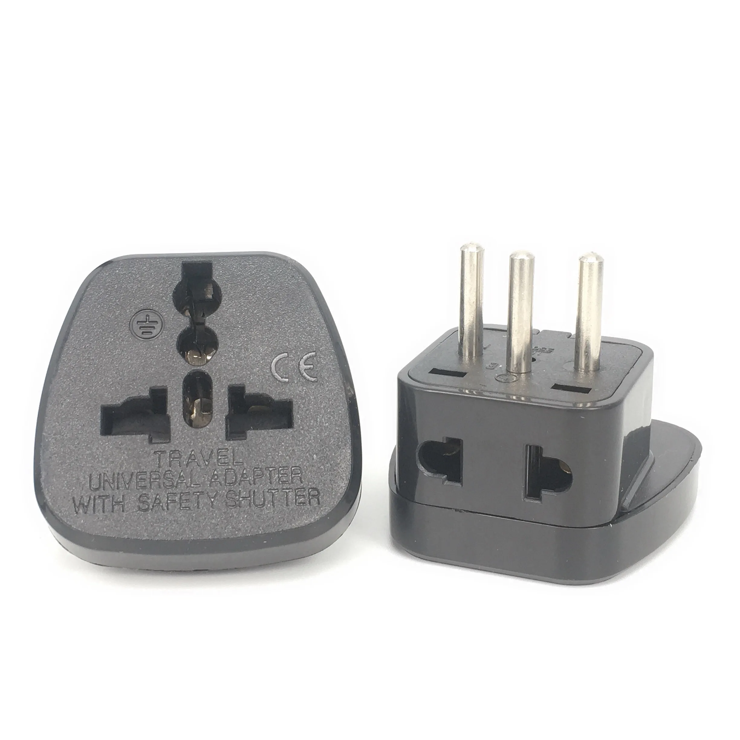 2 in 1 Universal UK/US/EU to Switzerland Swiss AC Power Plug Travel