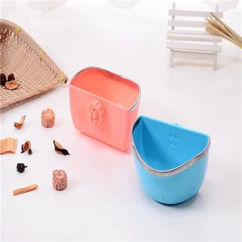 Pet Hamster Rabbit Fixed Food Bowl Small Animal Guinea Pig Drinker Dispenser Hedgehog Squirrel Feeder Food Bowls Supplies 2