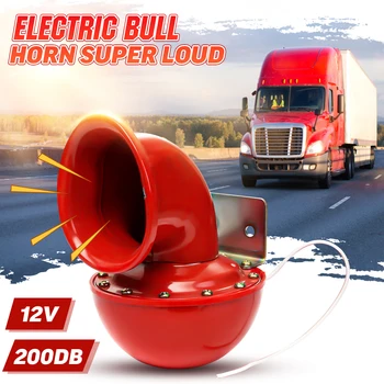 

Super Loud 200DB 12V ABS Plastic Electric Car Air Snail Bull Horn Super Loud Raging Sound For Car Motorcycle Truck Boat