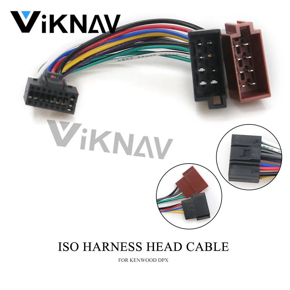 15 103 Car ISO Harness Head Cable for KENWOOD DPX Stereo Radio Wire Adapter Plug Wiring