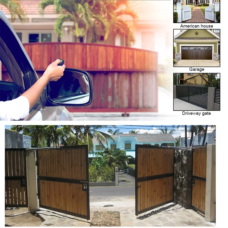 US $161.50 Automatic Gate Opener Kit Popular Heavy Duty Dual Gate Operator for Dual Swing Gates Up to 10 Feet or 661 Pounds Gate Motor