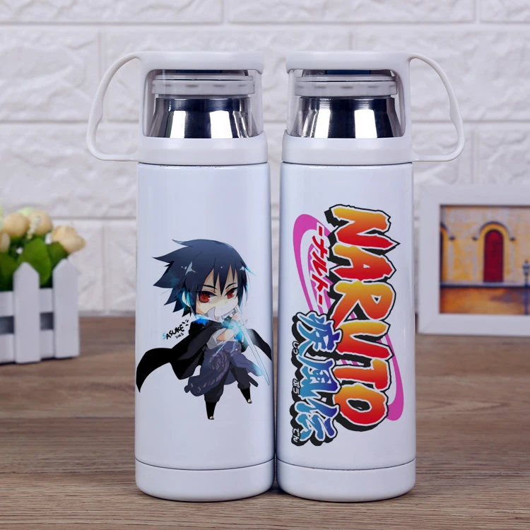Наруто термос Узумаки Наруто с крышкой Хатаке Какаши термос Учиха itachi кружки чашка подарок