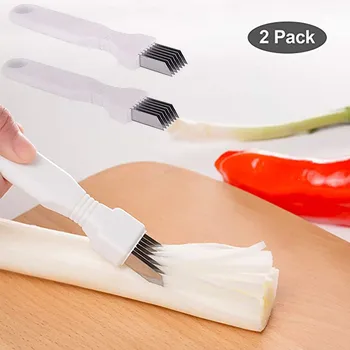 

kitchen cutting onion chopped green onion knife cutting Onions artifact garlic sprout shredded green onion Shred Silk The Knife