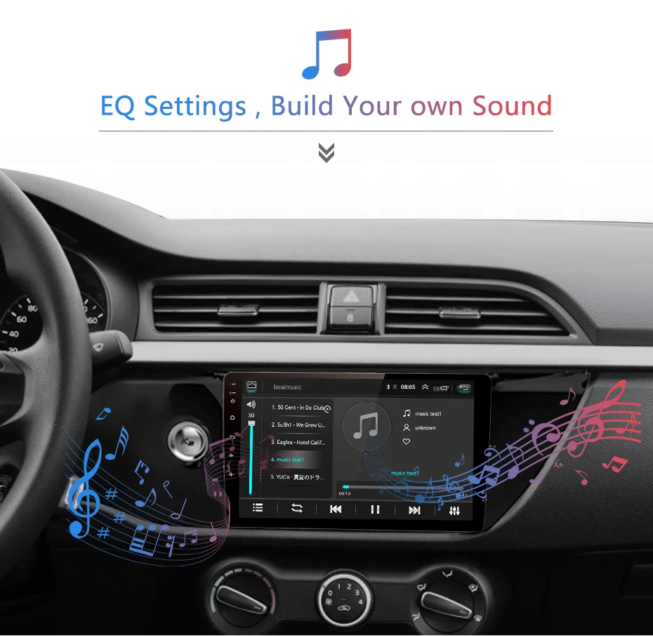 10," 2G+ 32G 2 Din Android 9,1 автомобильный Радио Мультимедиа Видео плеер для KIA RIO 4 2din Авторадио gps навигация Bluetooth Wifi