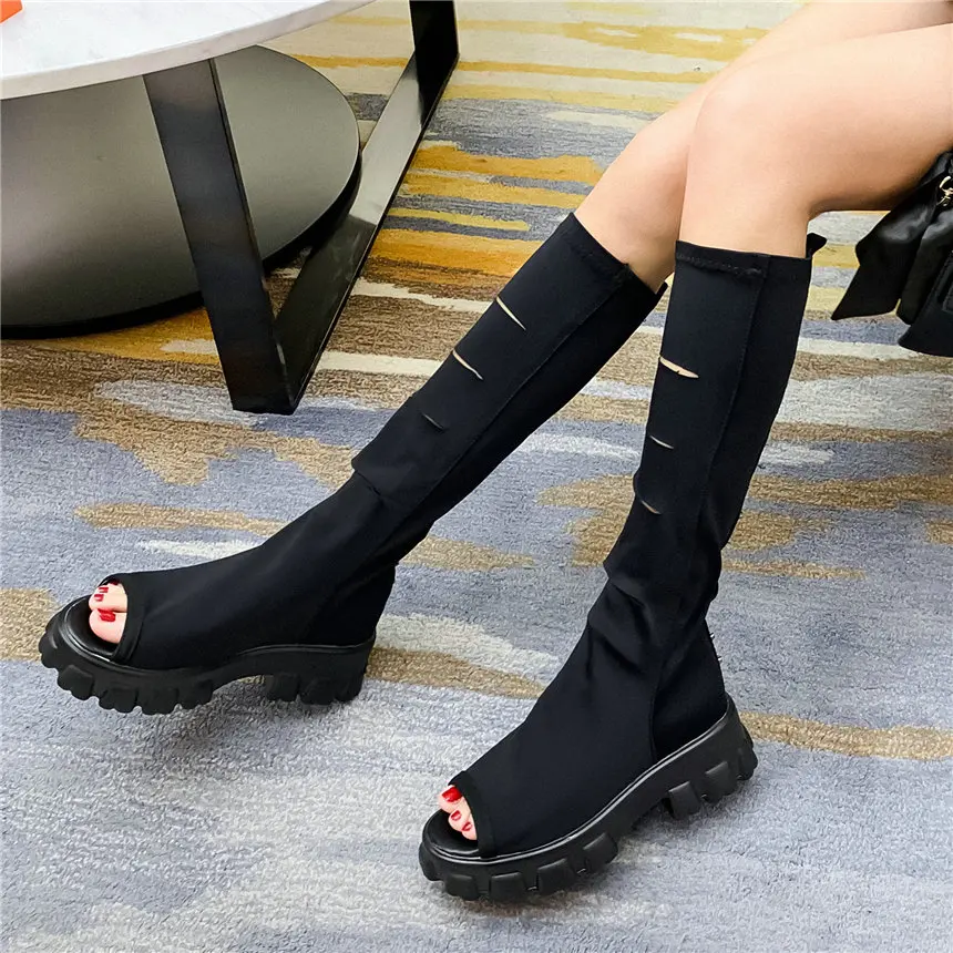 fabric gladiator sandals