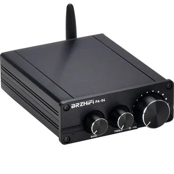 

BRZHIFI PA-04 Stereo Amplifier 2.0/2.1 Channel High-power Subwoofer 8675 Bluetooth 5.0 Amplifier
