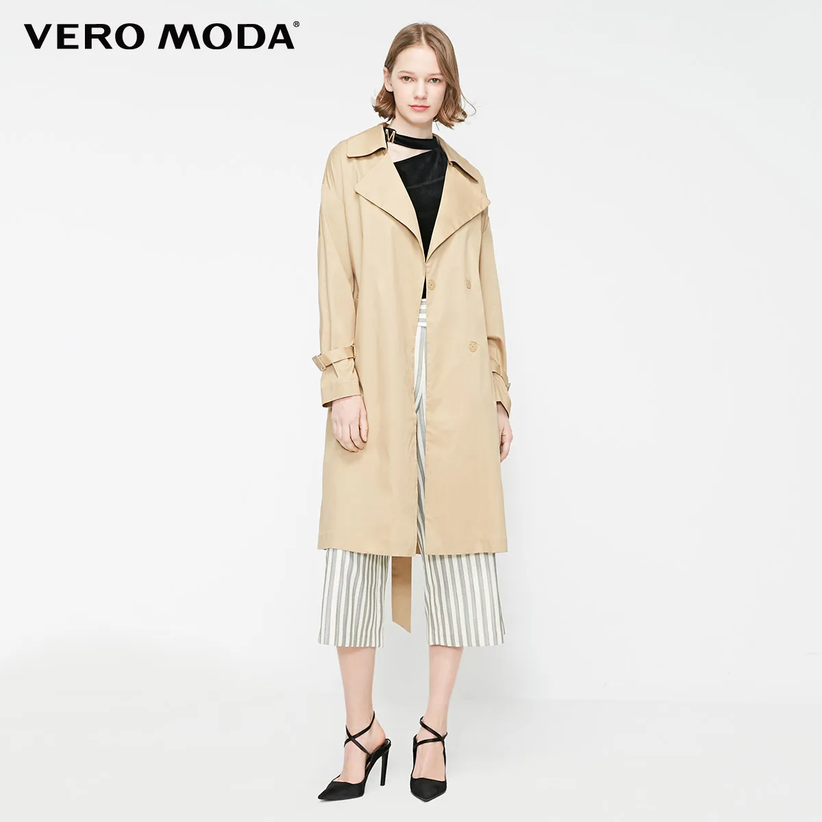 Vero Moda Женский Тренч со шнуровкой на талии | 319121538