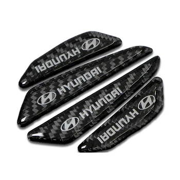 

4pcs Car Door Side Edge Protection Guards Decorate Sticker For Hyundais Santa Fe Sonata Solaris Azera Creta I30 Ix25 Tucson IX35
