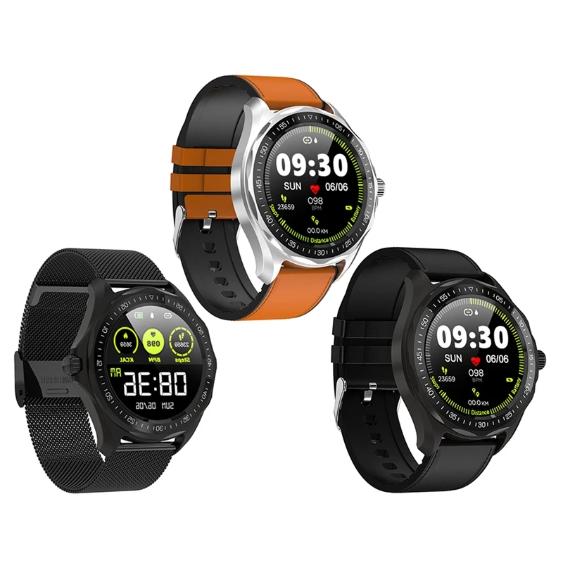 S09 Смарт часы для мужчин полный круглый пресс экран IP68 Водонепроницаемый Smartwatch Bluetooth вызова/SMS напоминать часы для Android IOS