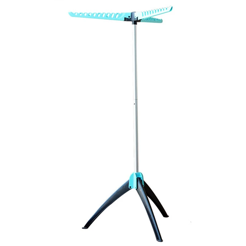 

New Magic Clothes Drying Rack Multifunctional Clothing Hanger Organizer Coat Stand Rack Laundry Drying Hangers Blue