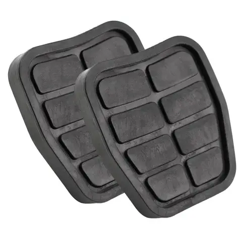 Rubber Pedal 321721173 C44 CLUTCH Brake Pads For VW Golf Jetta MK2 Car Rubber Brake Pad Throttle Rubber Cover 2 PCS