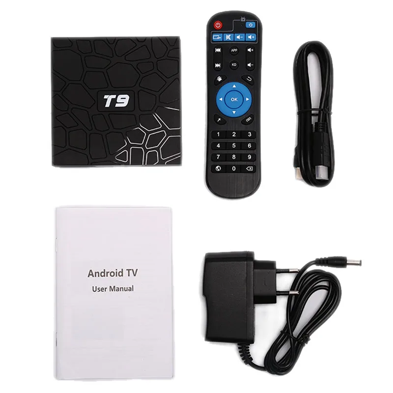 T9 Android 9,0 tv Box 10000 фильмы и каналы 4G+ 32G wifi A53 4K