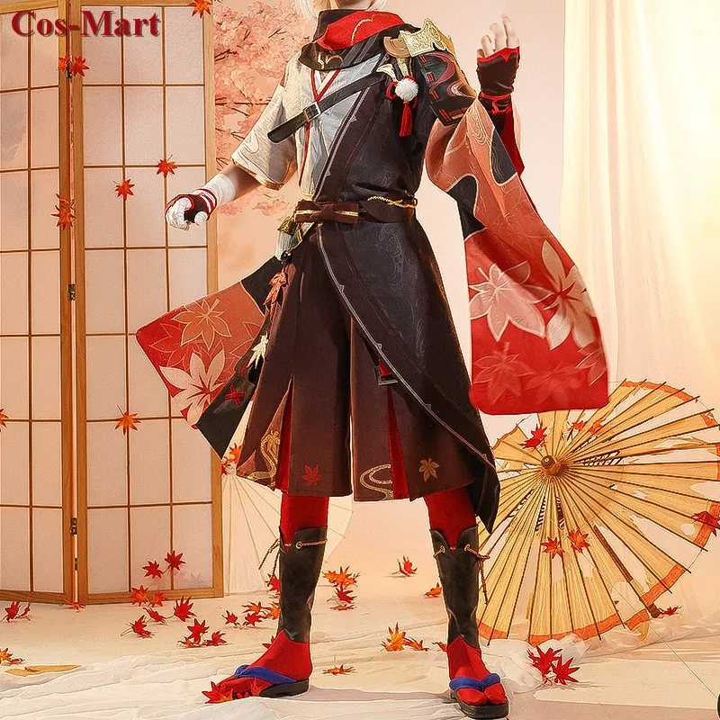 

Cos-Mart Game Genshin Impact Kaedehara Kazuha Cosplay Costume Handsome Printed Kimono Uniforms Activity Party Role Play Clothing