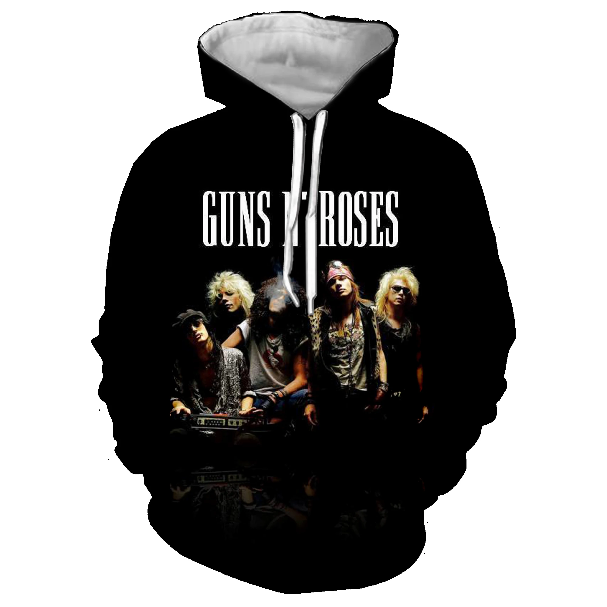 rock band zip up hoodies