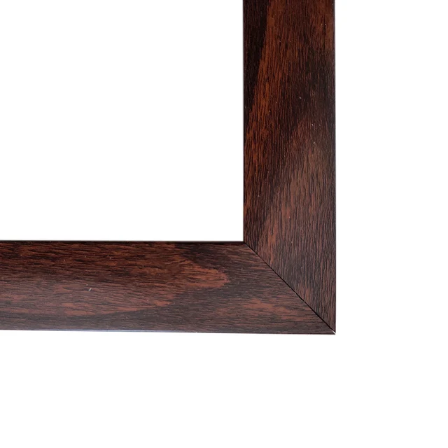 DIY PVC Foam Faux Wood Frame for Canvas Oil Painting DIY Diamond Painting Frame DIY Frame Picture Room Wall Decor Frame Brown - C