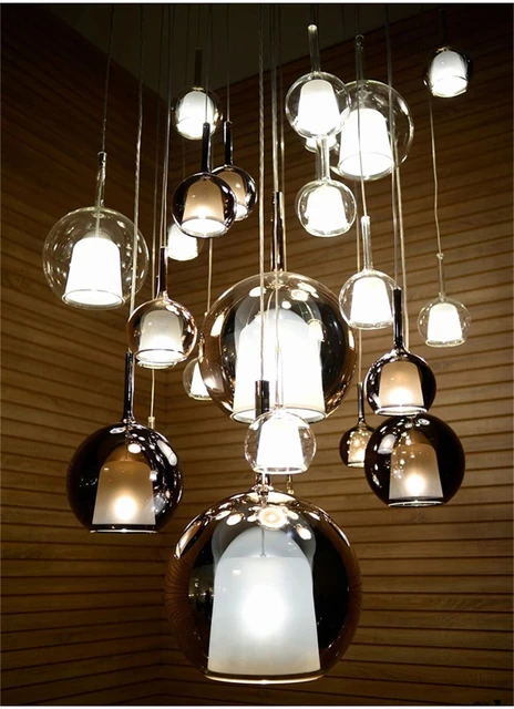 Penta Glo pendant light Designer Simple glass bubble Pendant 
