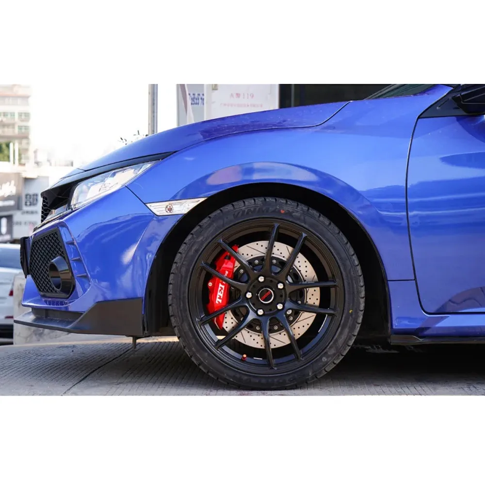 

Front Brake Kit 4 Piston Caliper 355x28MM Rotor 324x12MM Extension Disc Rear Wheel 18Inches For CIVIC 2015-2021