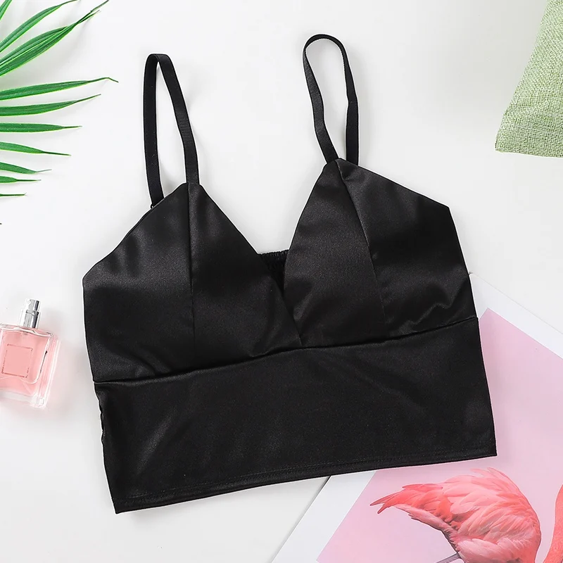 Women Lingerie Bra Sexy V-neck Beauty Backs Wrap Chest Wireless Summer Tube Tops Underwear