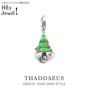 

Christmas Tree Charms Pendant 925 Sterling Silver Pendants Fashion Jewelry Gift For Europe Jewelry Making DIY & Women & Men