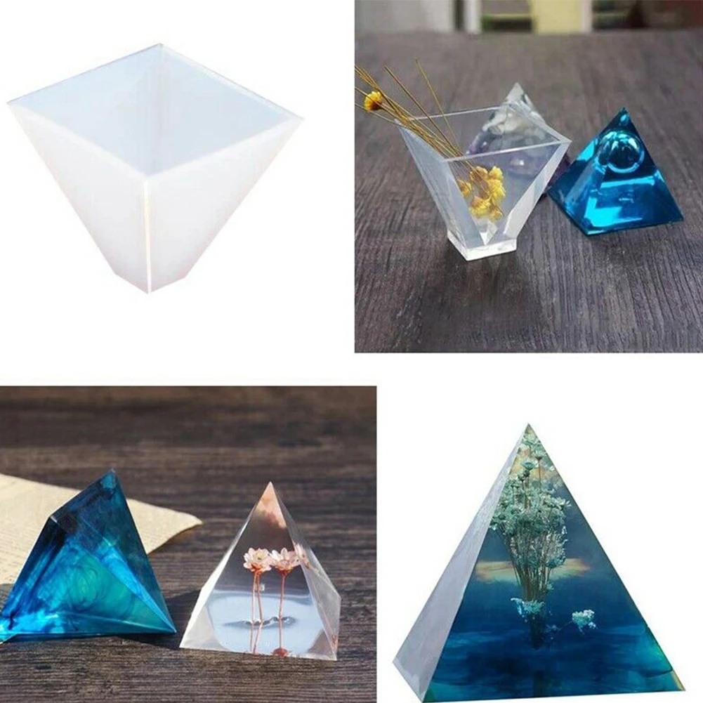 18pcs Mould Tool Measure Cup Pendant Jewelry Making Home Craft Decoration Resin Casting Mold Set Wood Stick Silicone Kit DIY